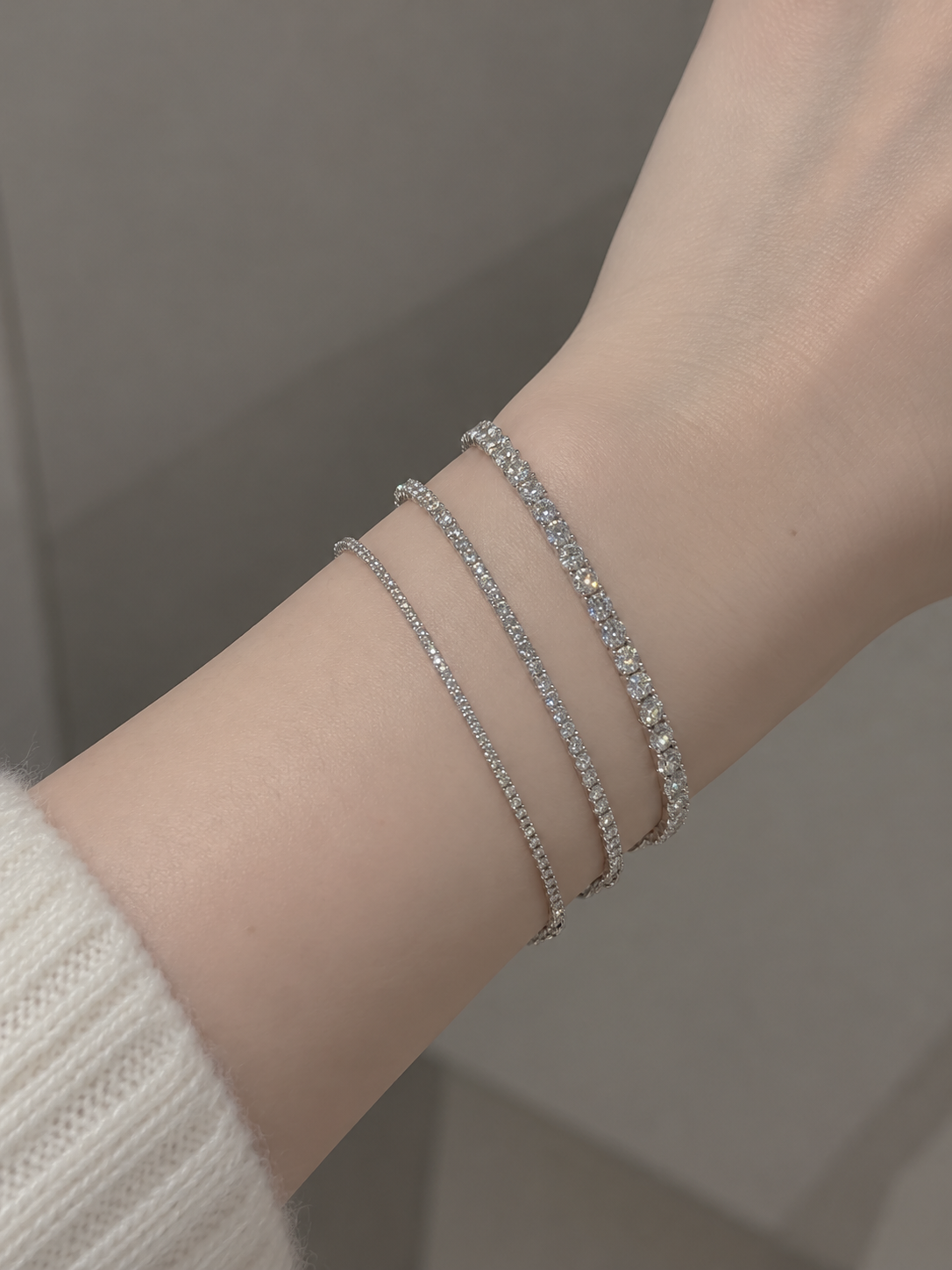 Amélie Tennis Bracelet — 925 Sterling Silver