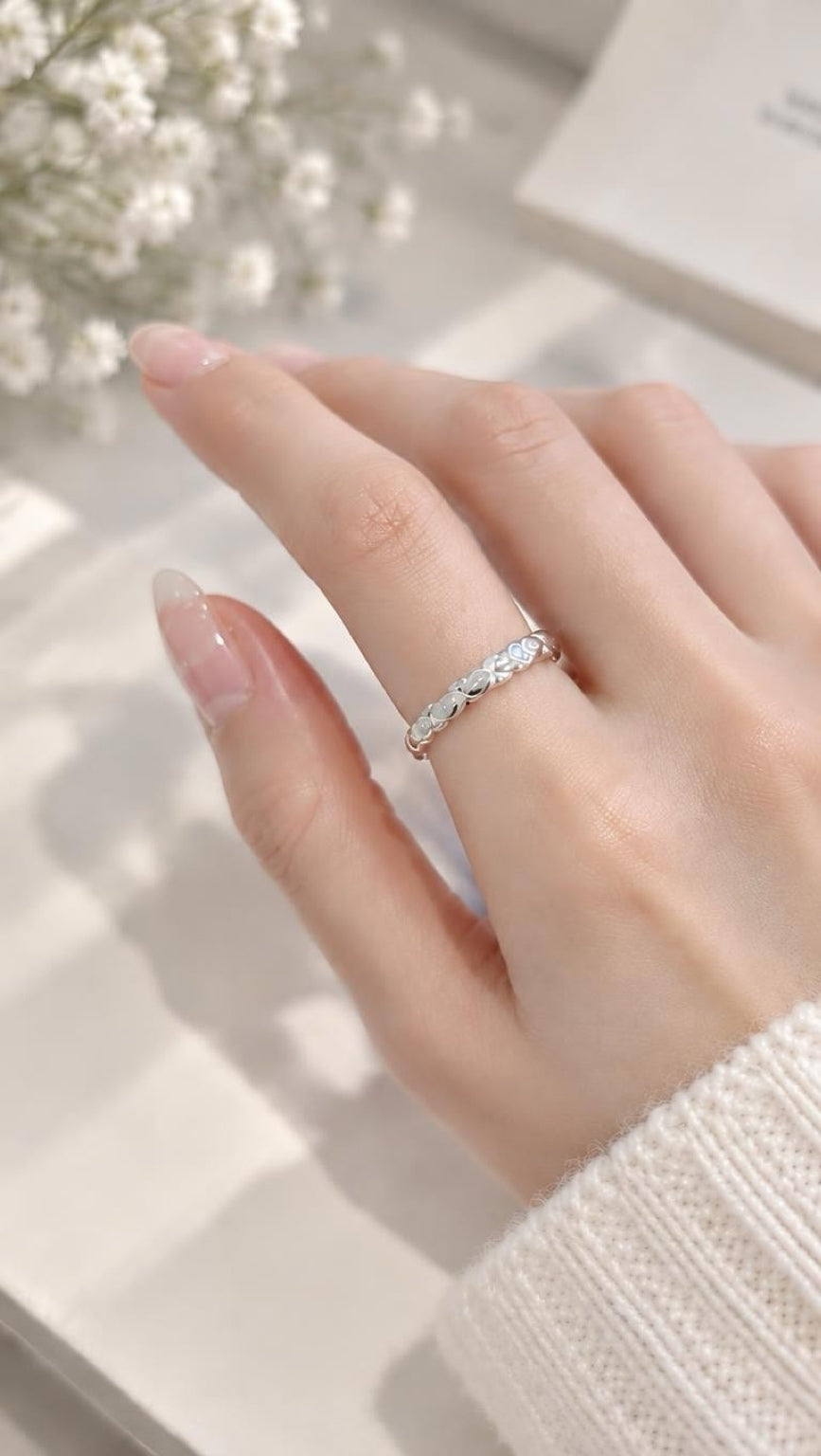 Célina Grande Cross Ring — 925 Sterling Silver