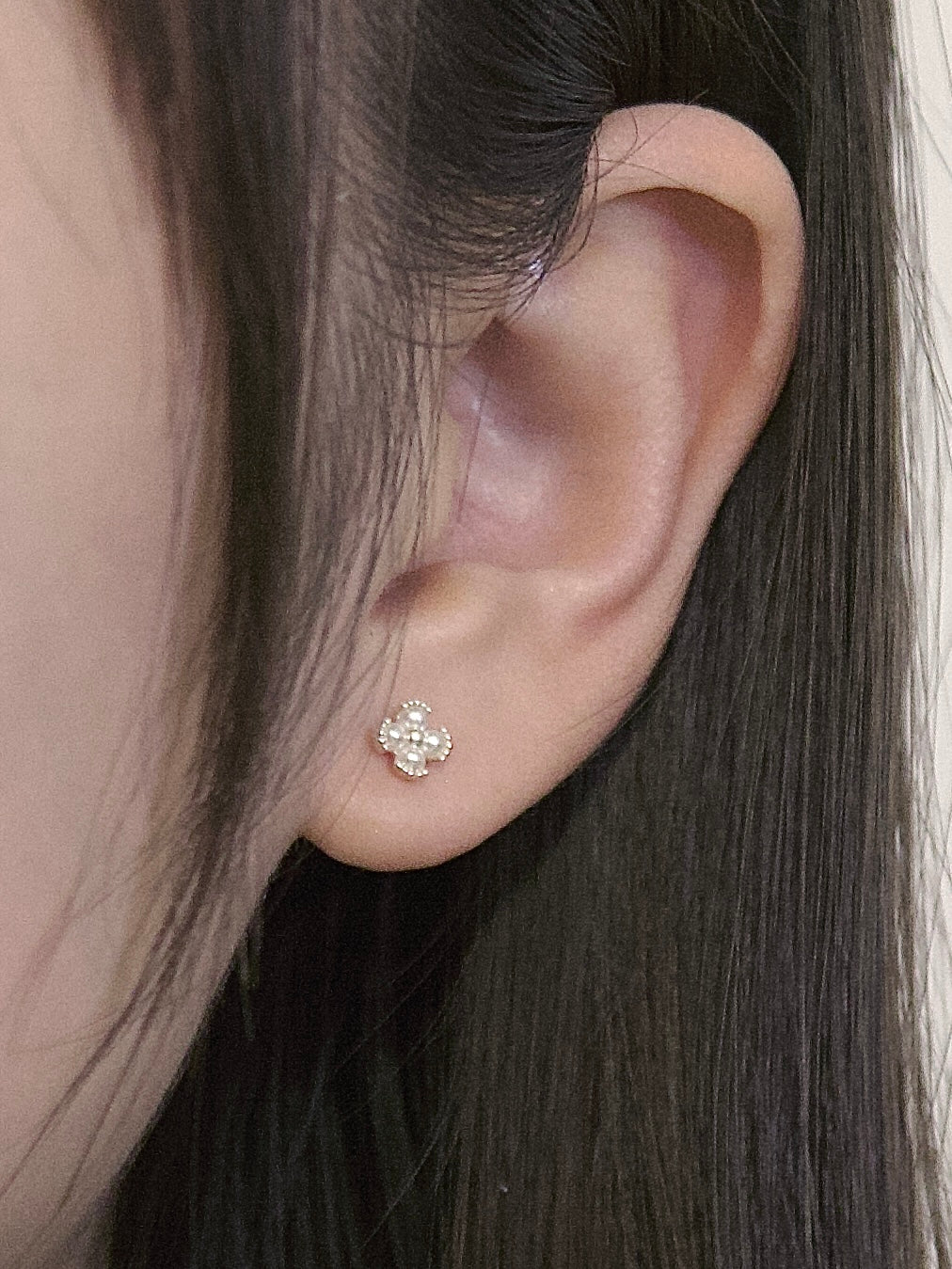 Clover Bloom Earrings — 925 Sterling Silver