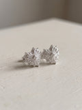 Aurélie Heart Stud Earrings — 925 Sterling Silver