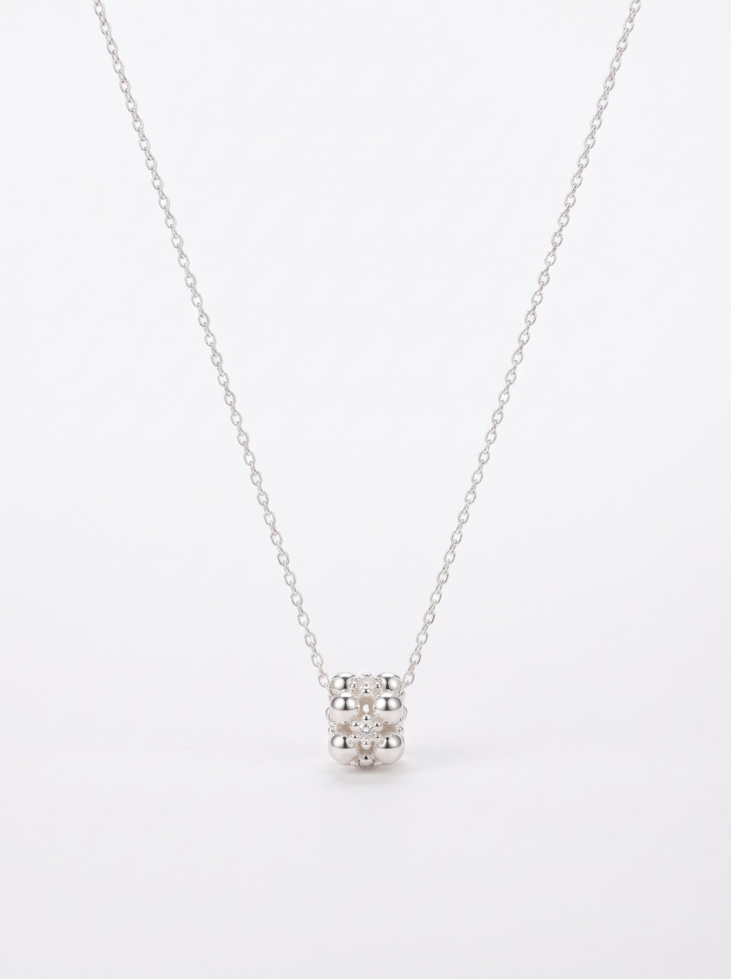 Cluster Necklace — 925 Sterling Silver