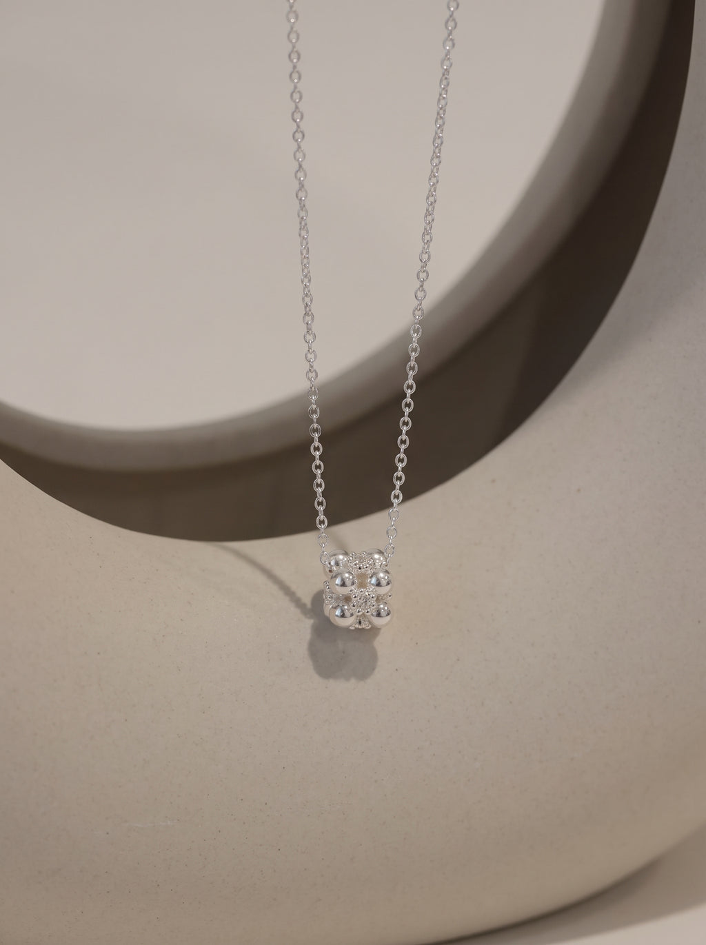 Cluster Necklace — 925 Sterling Silver