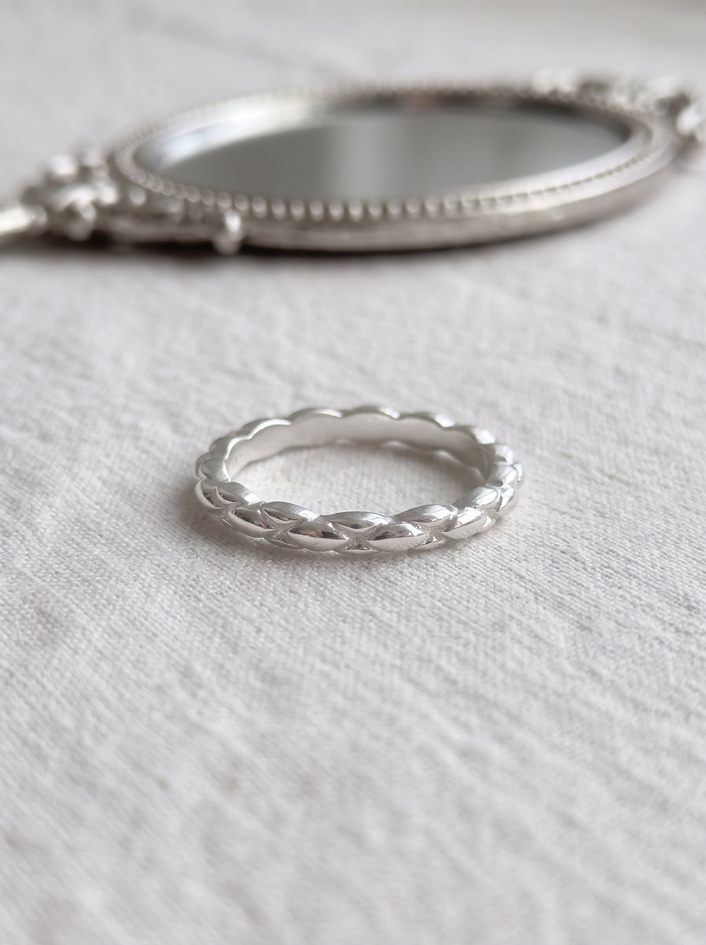 Célina Petite Cross Ring — 925 Sterling Silver