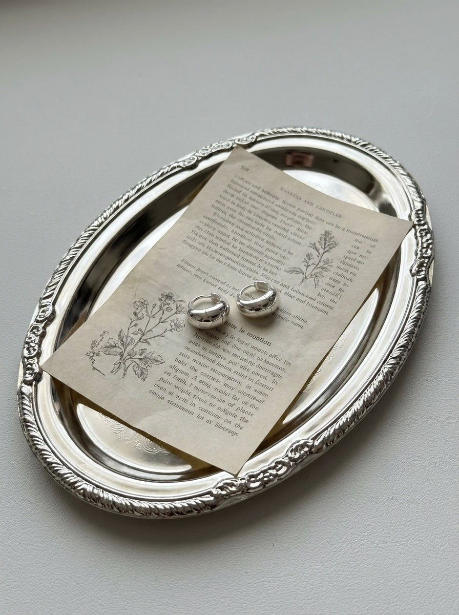 Éloise Hoops— 925 Sterling Silver - YUNDIA