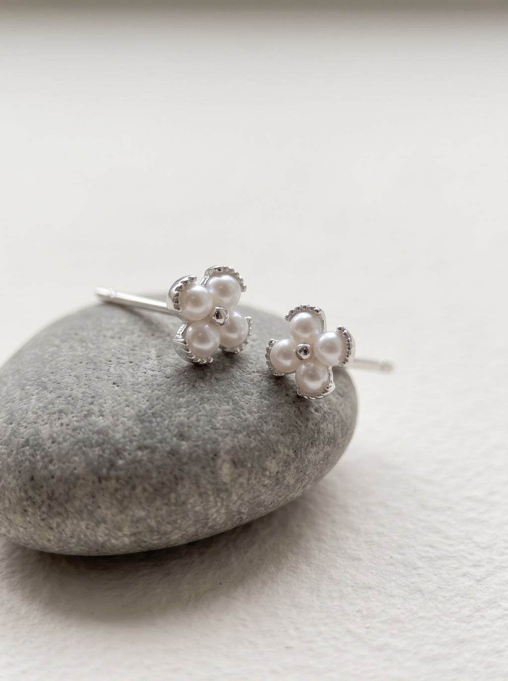 Clover Bloom Earrings — 925 Sterling Silver