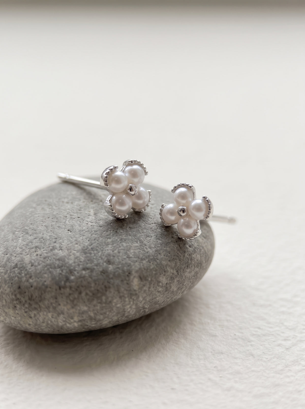 Clover Bloom Earrings — 925 Sterling Silver