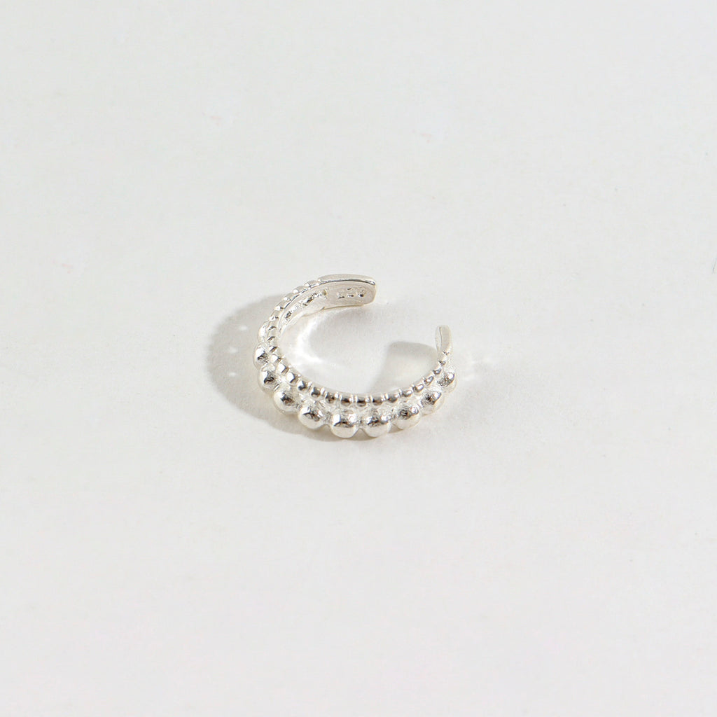 Bubble Ear Cuff — 925 Sterling Silver